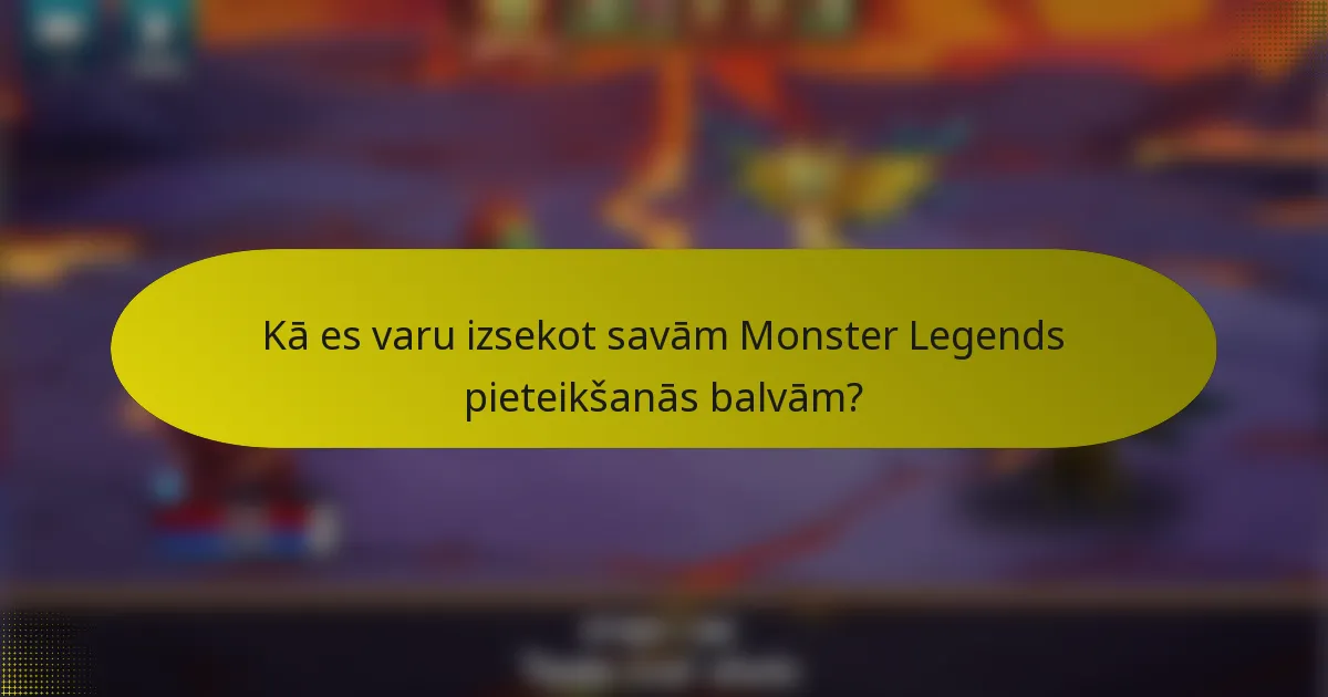 Kā es varu izsekot savām Monster Legends pieteikšanās balvām?